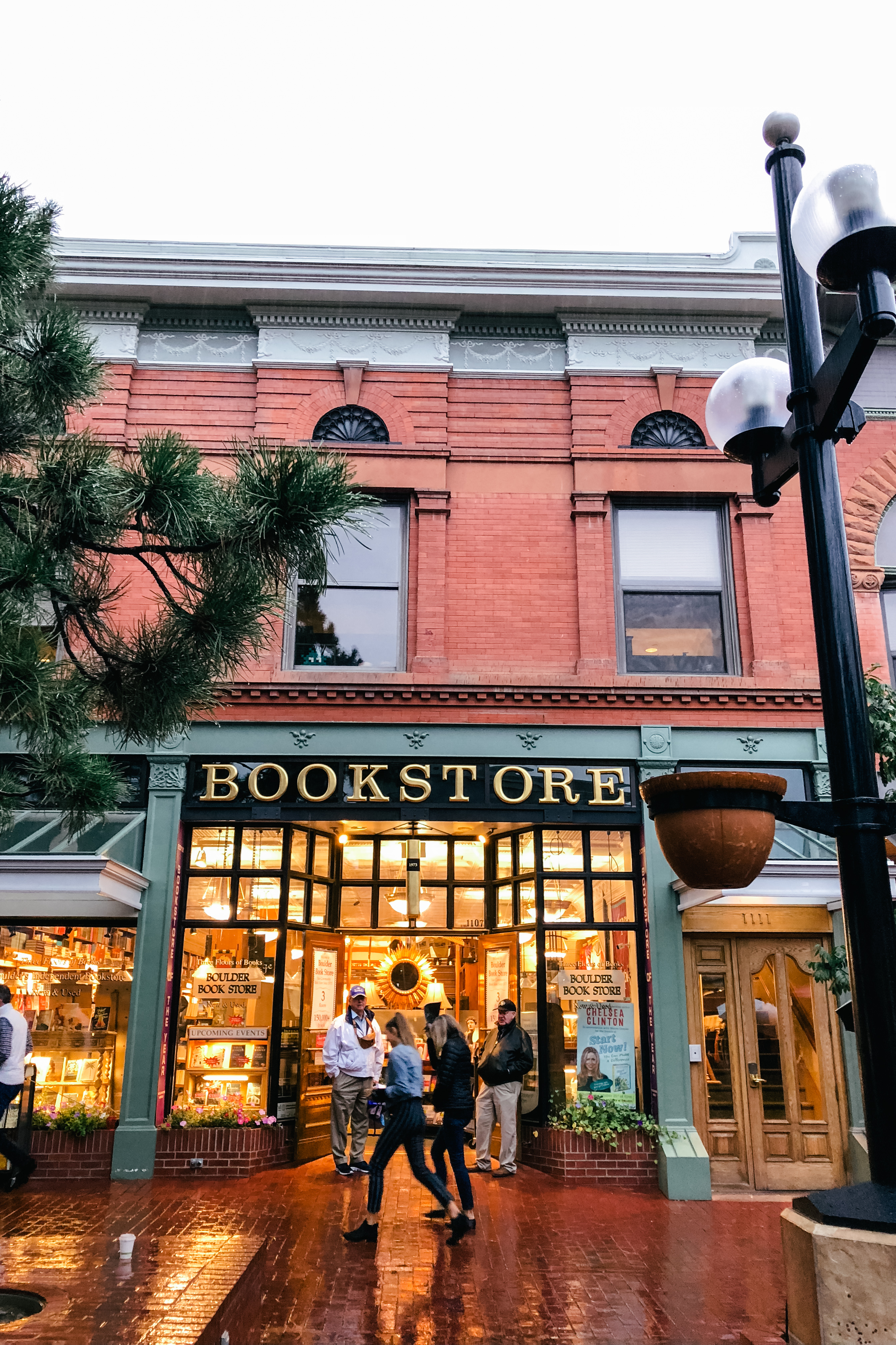 bookstore on pearl street in Boulder, Colorado